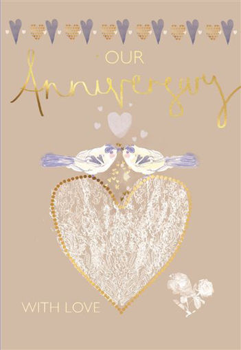 Picture of OUR ANNIVERSARY WITH LOVE CARD